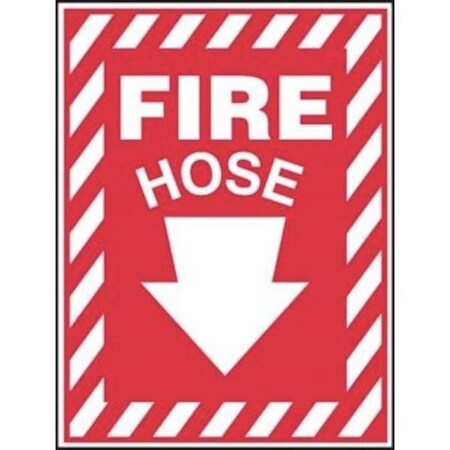 Accuform FIRE SAFETY SIGN FIRE HOSE 10 X MFXG520XT MFXG520XT